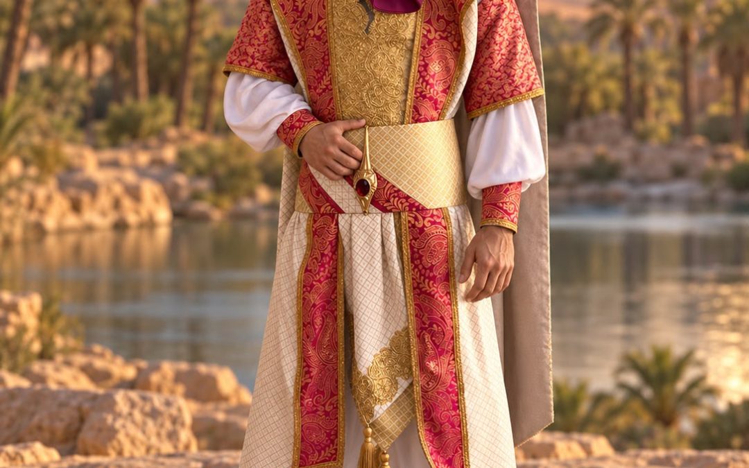 Traje A-136 moro para hombre en alquiler, vista frontal