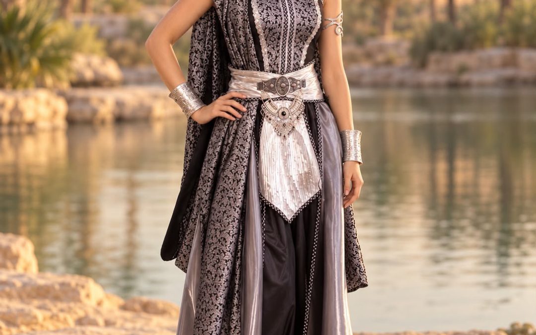 Traje A-147 mora para mujer en alquiler, vista frontal